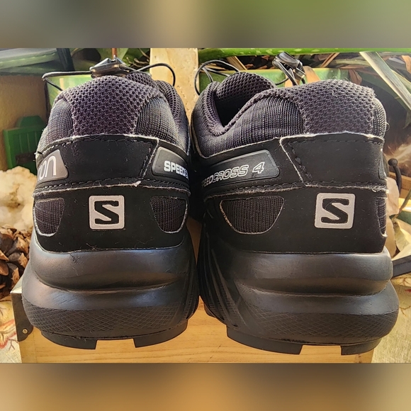 Mens Salomon Black Speedcross 4 Men's Athletic Shoes - Picture 3 of 11